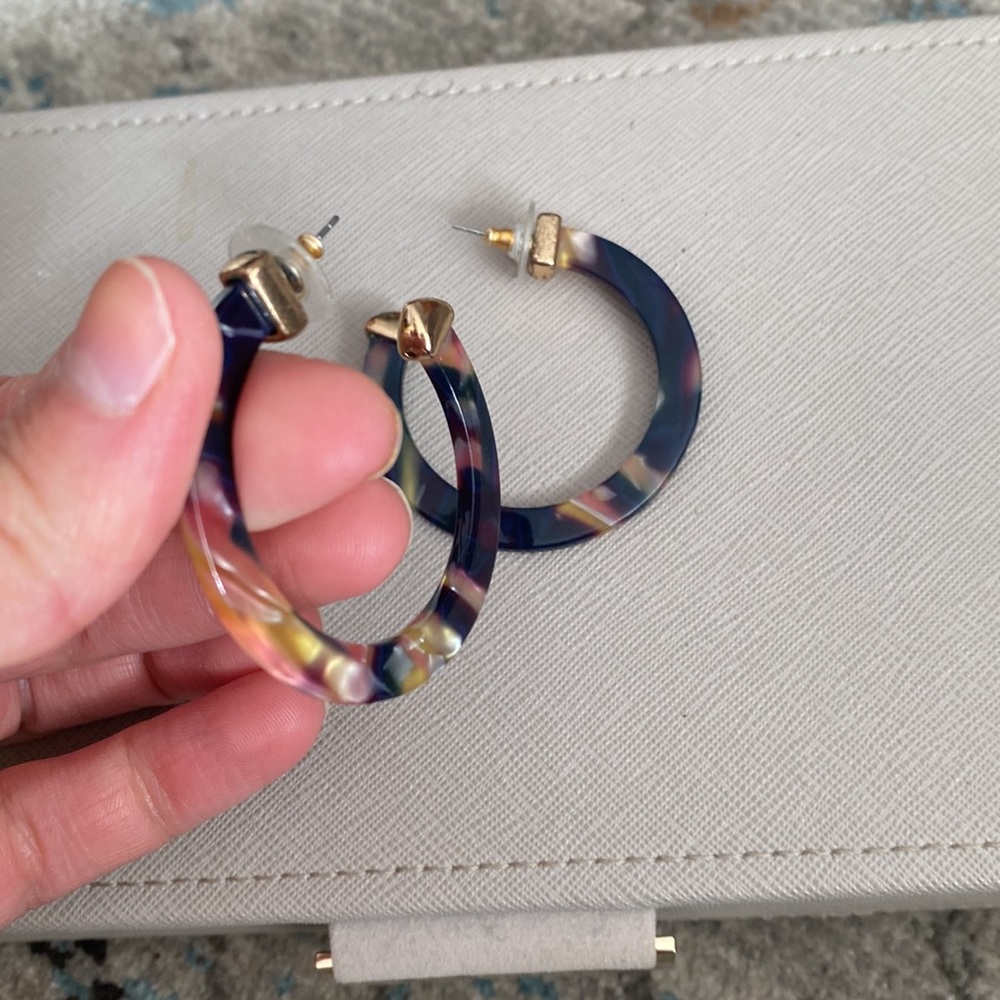 Target Hoop Earrings - Picture 2 of 2